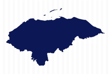 Basit Basit Honduras Vektör Haritası