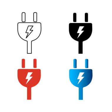 Soyut Elektrik Eklentisi Silüeti ResmiComment