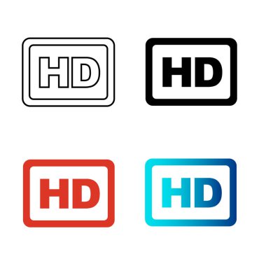 Soyut HD Siluet Çizimi