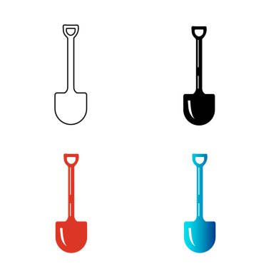 Soyut Kürek Silüeti Çizimi