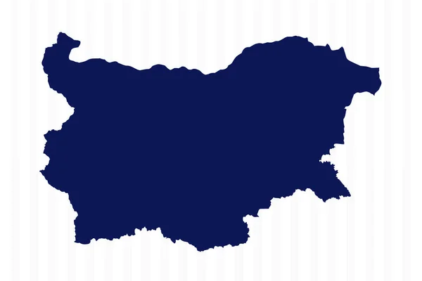 Flat Simple Bulgaria Vector Map — Stockový vektor