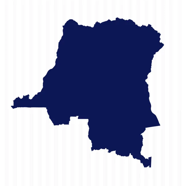 Mapa Vectorial Simple República Democrática Del Congo — Archivo Imágenes Vectoriales