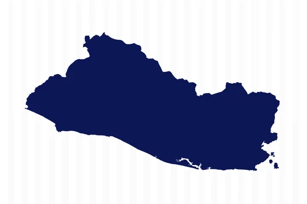 フラットシンプルなエルサルバドルベクターマップ — ストックベクタ