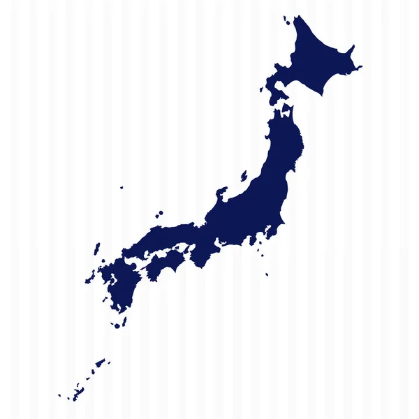 Векторная Карта Японии — стоковый вектор
