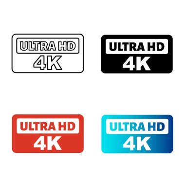 Soyut Ultra HD 4K Siluet İllüstrasyonu