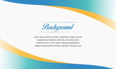 Noktalı Soyut Mavi Eğri Arkaplan