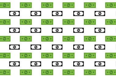 Soyut Endonezya Rupiah Banknote Desenli Arkaplan