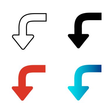 Soyut Dönüş Oku Silüeti ResmiComment