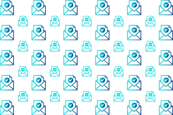 Abstrakte Mail Erhalten Muster Hintergrund — Stockvektor