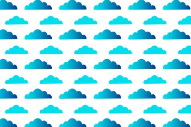 Soyut Bulutlar Deseni Arkaplanı