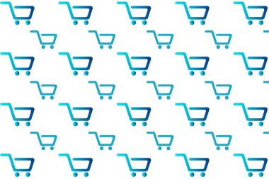 Soyut Alışveriş Aracı Deseni Arkaplanı