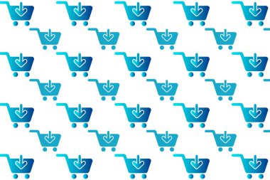 Soyut Alışveriş Deseni Arkaplanı