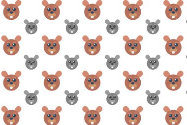 Düz Kunduz Başı Deseni Arkaplanı