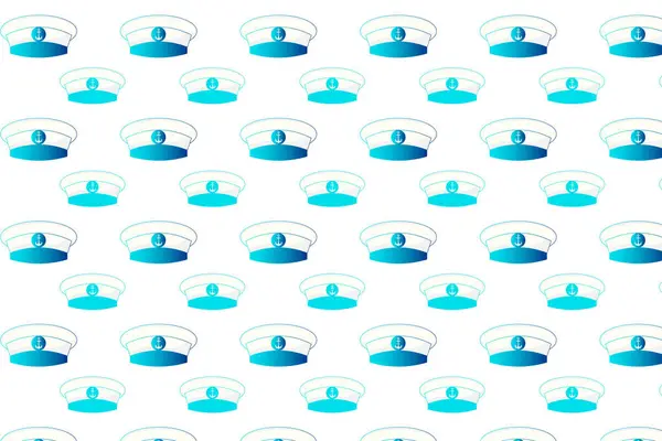 stock vector Abstract Marine Cap Pattern Background