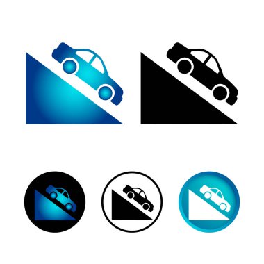 Tepedeki Simge Dizisindeki Soyut Araba