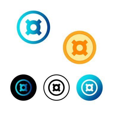 Soyut Genel Para Birimi Simgesi İllüstrasyonu