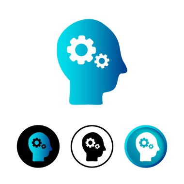 Soyut Yönetim Simgesi İllüstrasyonu