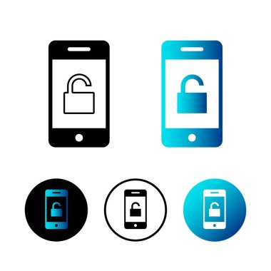 Soyut Mobil Simge Resimlerini Aç