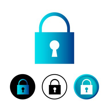 Soyut Asma Kilit Simgesi ResmiComment