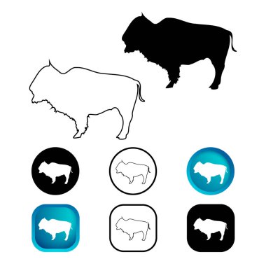 Soyut Antilop Hayvan Simgesi Ayarları