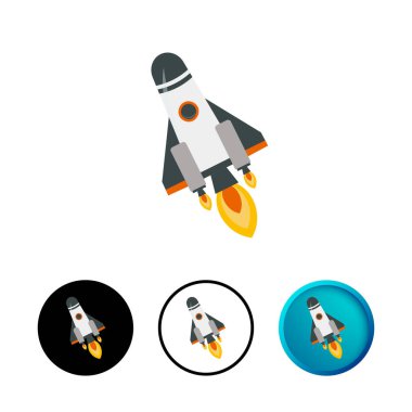 Düz Alan Simgesi İllüstrasyonu