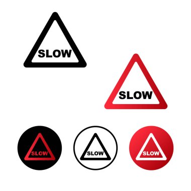 Yavaş Yol Simgesi ResmiComment