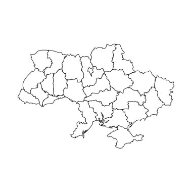 Eyaletlerle Ukrayna Karalama Haritası