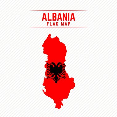 Arnavutluk Bayrak Haritası. Arnavutluk Bayrak Haritası