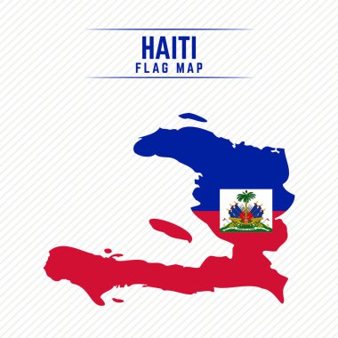 Haiti Bayrak Haritası. Haiti Bayrak Haritası