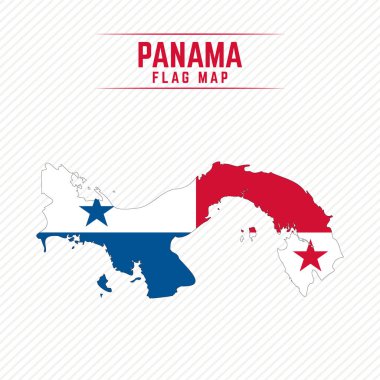Panama Bayrak Haritası. Panama Bayrak Haritası
