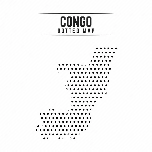 Stock vector Dotted Map of Republic of Congo