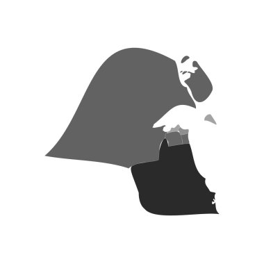 Gri Bölünmüş Kuveyt Haritası