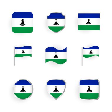 Lesotho Bayrak Simgeleri Ayarlandı