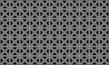 Modern Siyah Geometrik Kusursuz Desen