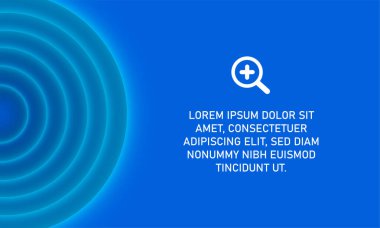 Modern Parlak Mavi Sunum Arkaplanı