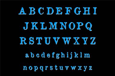 Eski Daktilo Yazı Tipi A 'dan Z' ye