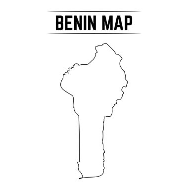 Benin 'in Basit Haritası
