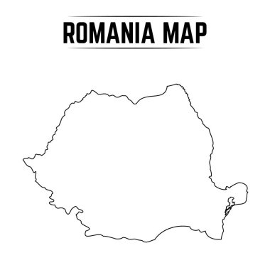 Romanya 'nın Basit Haritasının Özeti