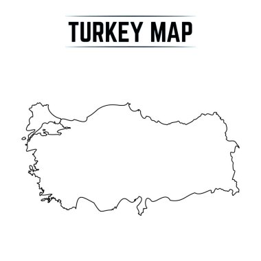 Türkiye 'nin Basit Haritası Özeti
