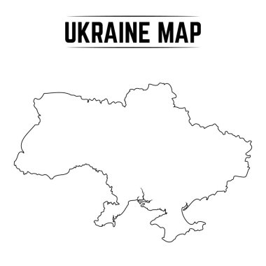 Özet Basit Ukrayna Haritası