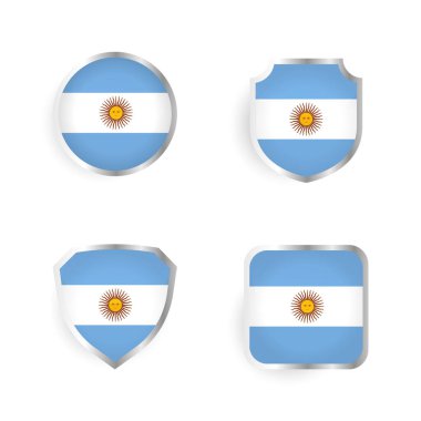 Arjantin Ülke Rozet ve Etiket Koleksiyonu