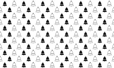 Siyah ve Beyaz Çan Kusursuz Şablon