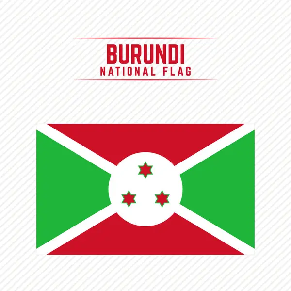 stock vector National Flag of Burundi