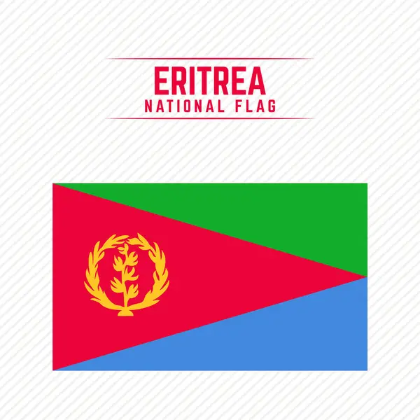 stock vector National Flag of Eritrea