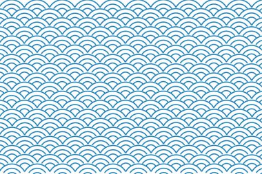 Dalgalı Okyanussuz Desen