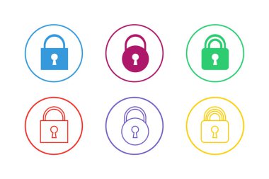 Renkli Kilit Simgesi Ayarları
