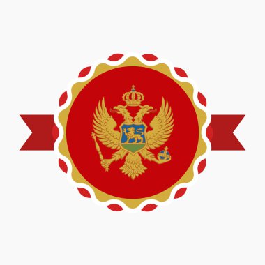 Yaratıcı Karadağ Bayrak Rozeti