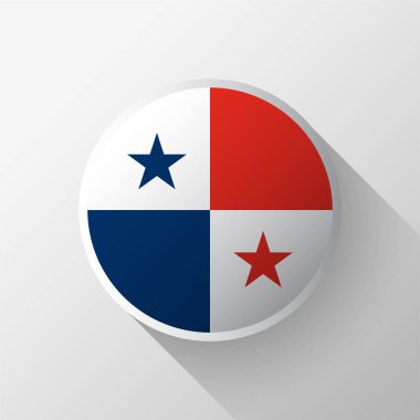 Yaratıcı Panama Bayrak Çemberi Rozeti