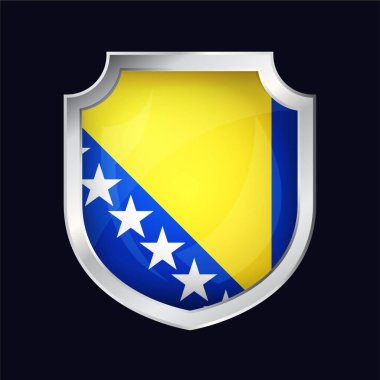 Bosna-Hersek Gümüş Kalkan Bayrak Simgesi