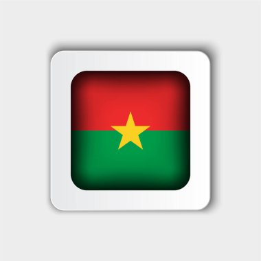 Burkina Faso Bayrak Düz Tasarım